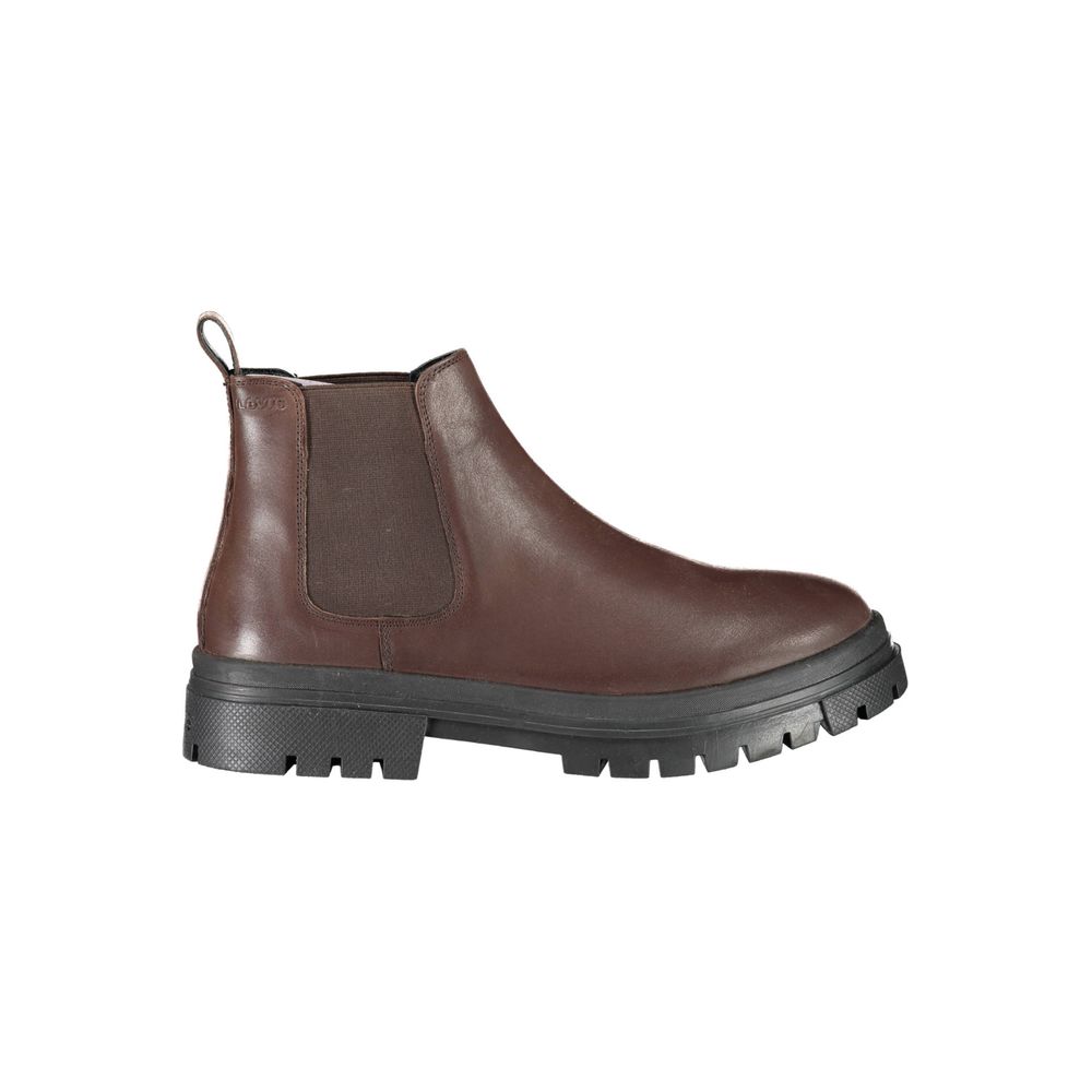 Levi's Marrone Leather Men Ankle Boot Levi's