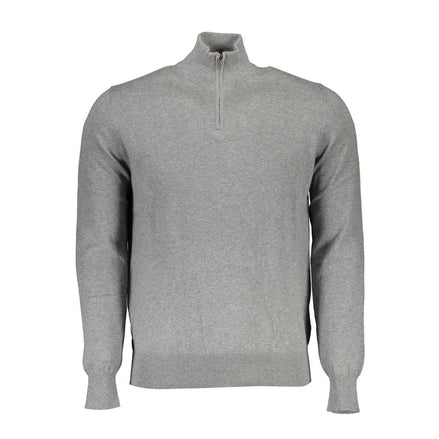 North Sails Grigio Cotton Men Sweater North Sails