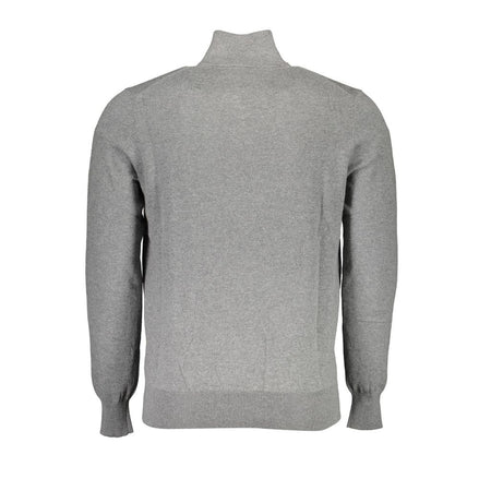 North Sails Grigio Cotton Men Sweater North Sails