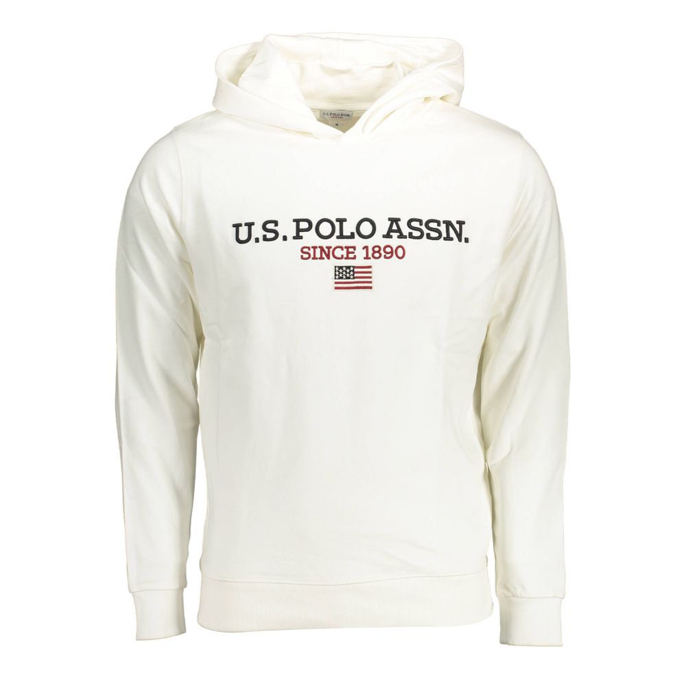 U.S. POLO ASSN. White Cotton Men Sweatshirt U.S. POLO ASSN.