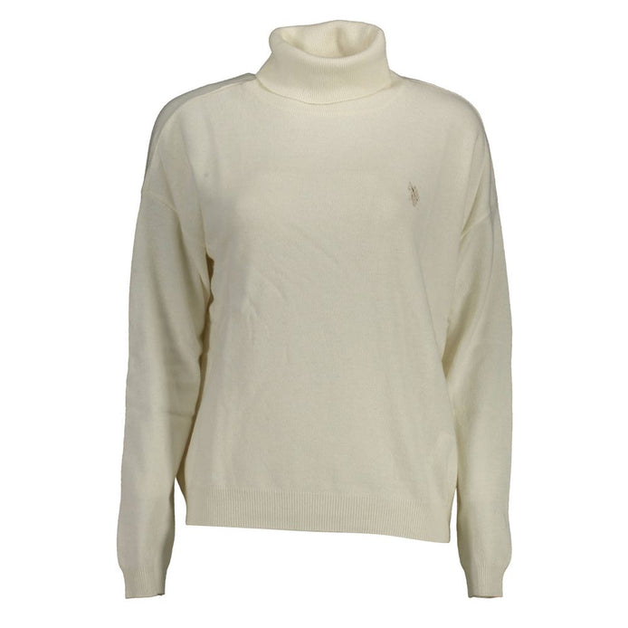 U.S. POLO ASSN. Bianco Polyamide Women Sweater U.S. POLO ASSN.