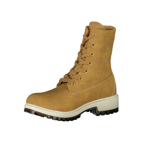 U.S. POLO ASSN. Brown Polyester Women Boot U.S. POLO ASSN.