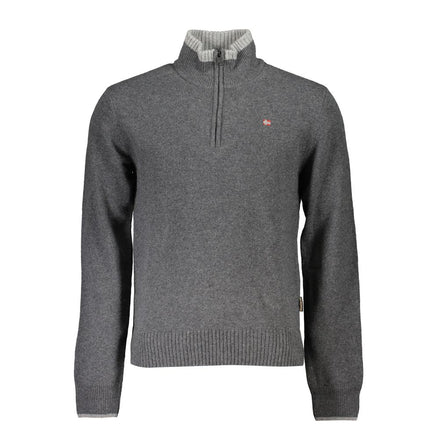 Napapijri Grigio Tessuto Men Sweater Napapijri