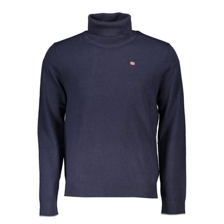 Napapijri Blue Tessuto Men Sweater Napapijri