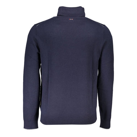 Napapijri Blue Tessuto Men Sweater Napapijri