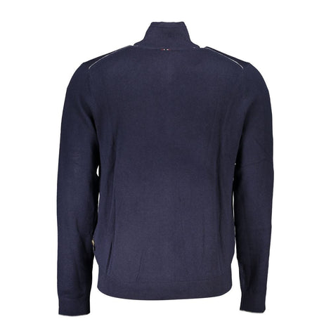 Napapijri Blue Tessuto Men's Cardigan Napapijri