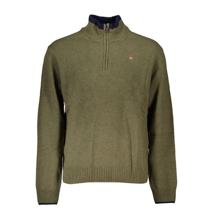 Napapijri Verde Tessuto Men Sweater Napapijri