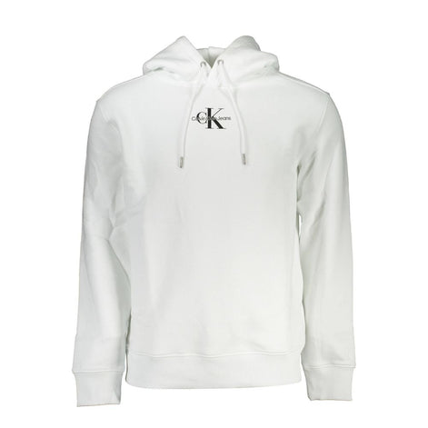 Calvin Klein White Cotton Men's Sweatshirt