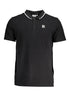 Fila Black Cotton Polo Shirt Fila