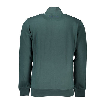 La Martina Verde Cotton Men Sweatshirt La Martina