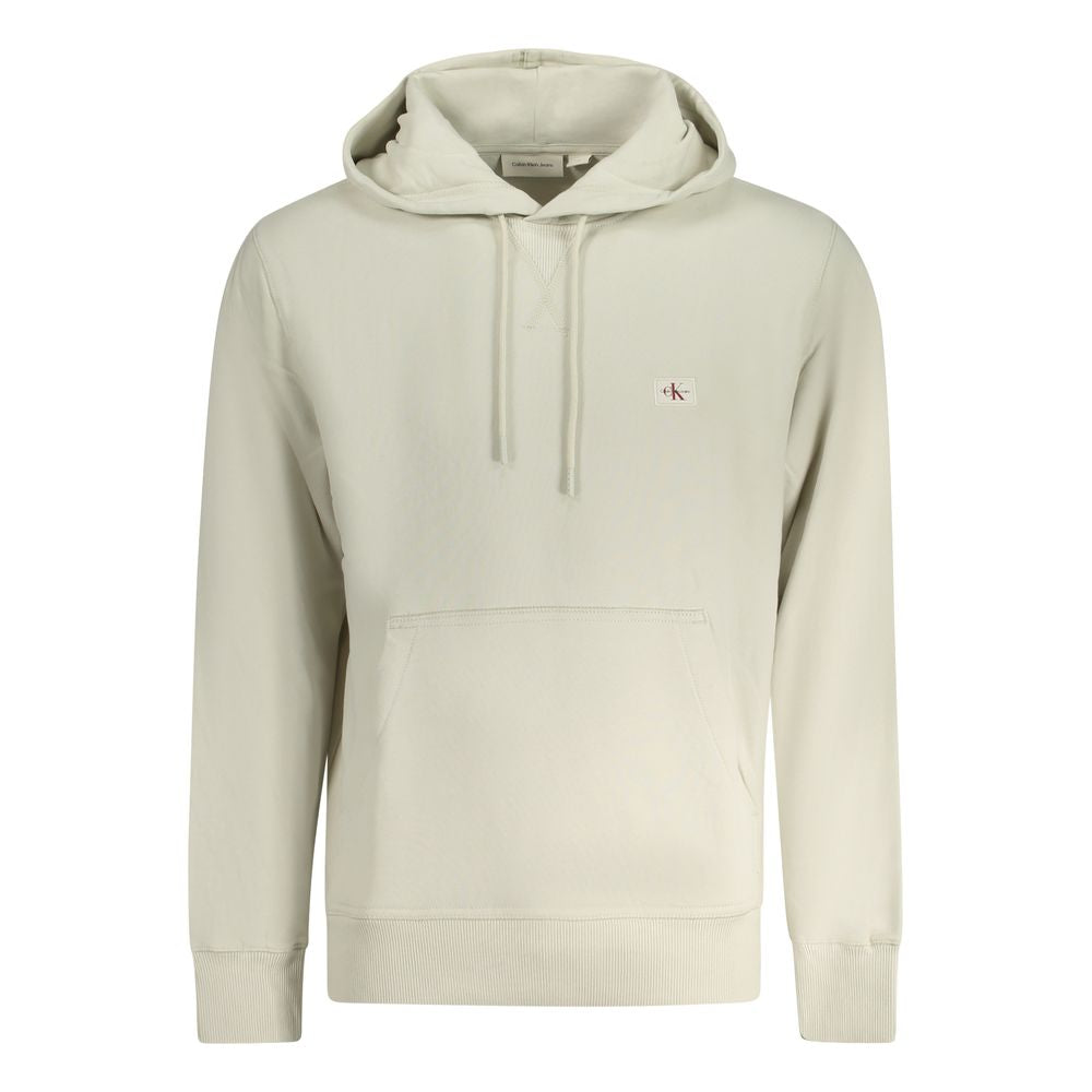 Calvin Klein Beige Cotton Men's Hoodie