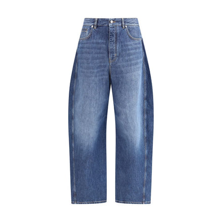 Givenchy Blue Cotton Relaxed Fit Jeans Givenchy