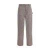 Golden Goose Brown Fleece Wool Casual Pants Golden Goose