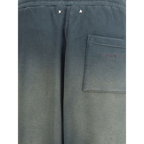 Golden Goose Blue Cotton Casual Pants
