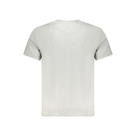 Tommy Hilfiger Gray Cotton Men T-Shirt Tommy Hilfiger