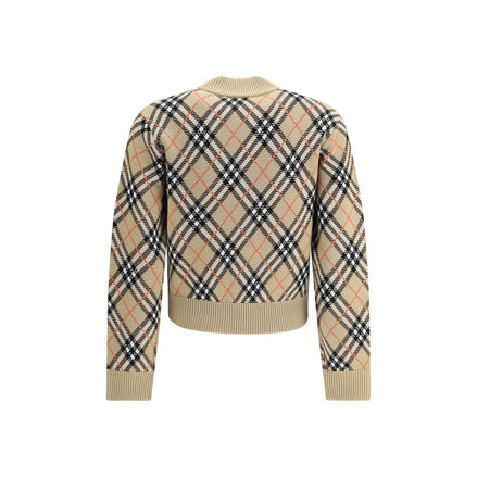 Burberry Beige Wool Cardigan Burberry