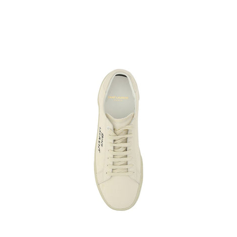 Saint Laurent White Rubber Low Top Sneakers Saint Laurent