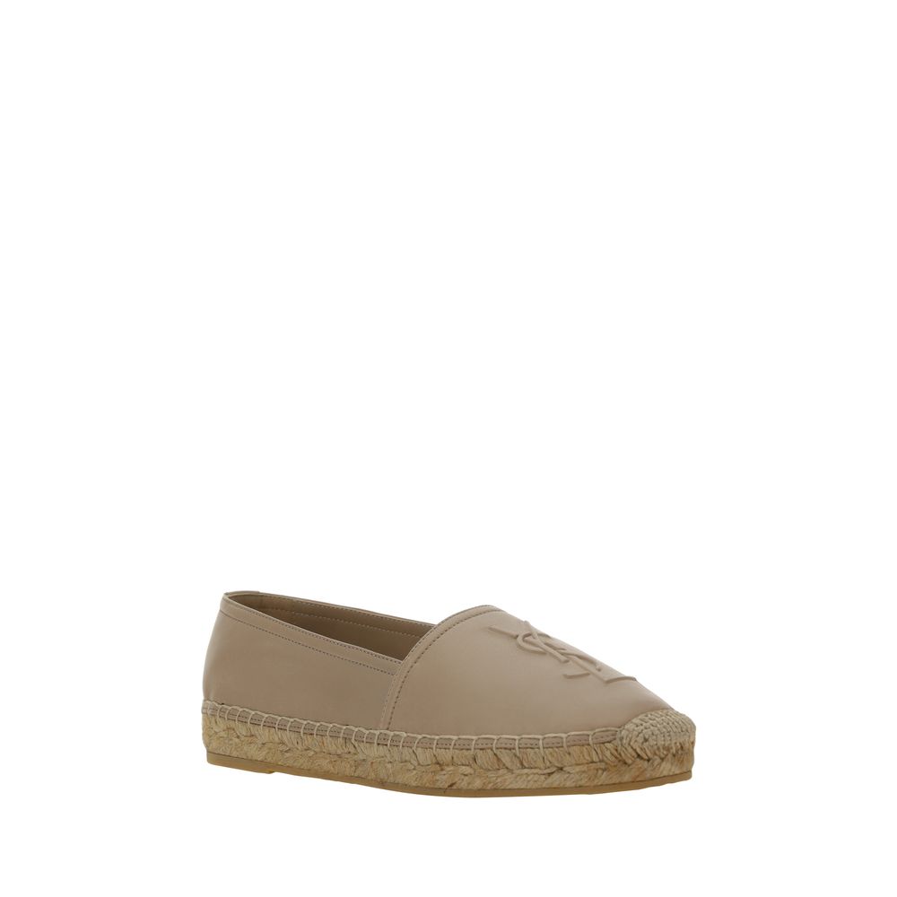 Saint Laurent Brown Lamb Ovis Aries Aries Espadrilles Saint Laurent