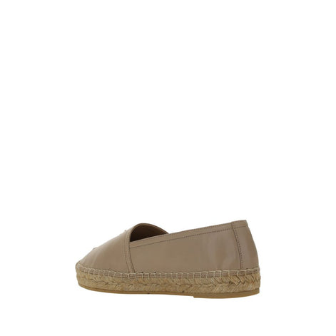 Saint Laurent Brown Lamb Ovis Aries Aries Espadrilles Saint Laurent