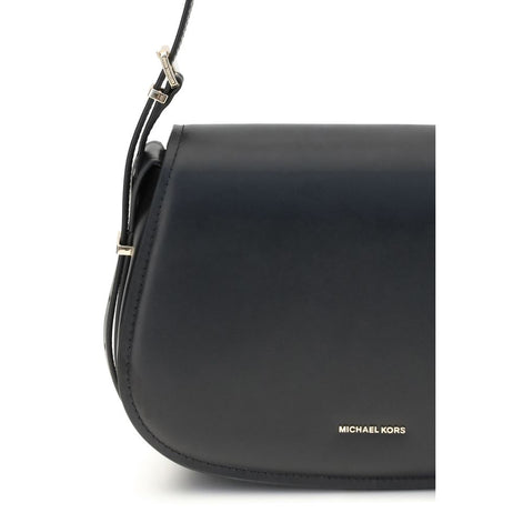 Michael Kors Black Calf Leather Bos Taurus Shoulder Bag Michael Kors