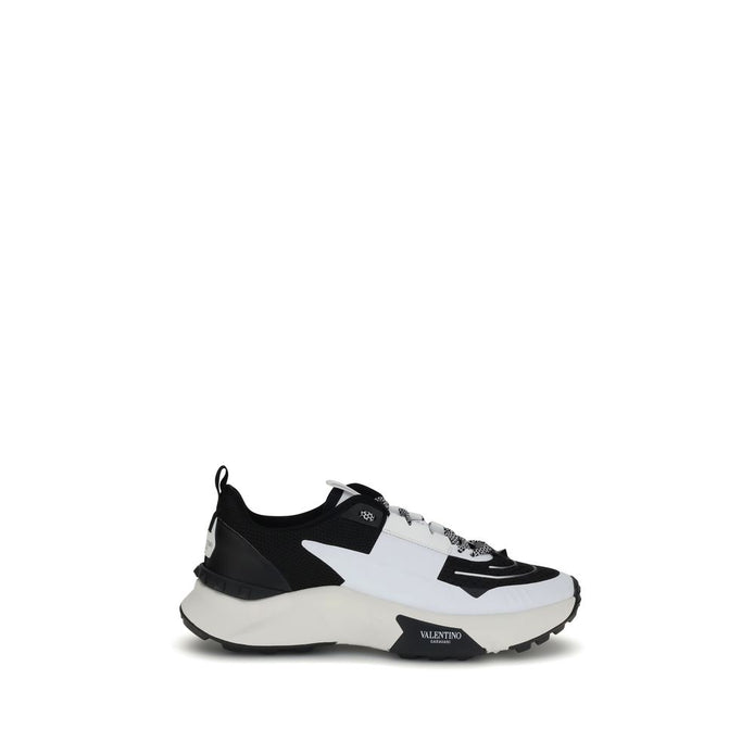 Valentino Garavani Multicolor Calf Leather Bos Taurus Athletic Sneakers Valentino Garavani