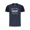T-shirt Tommy Hilfiger bleu en coton pour femme