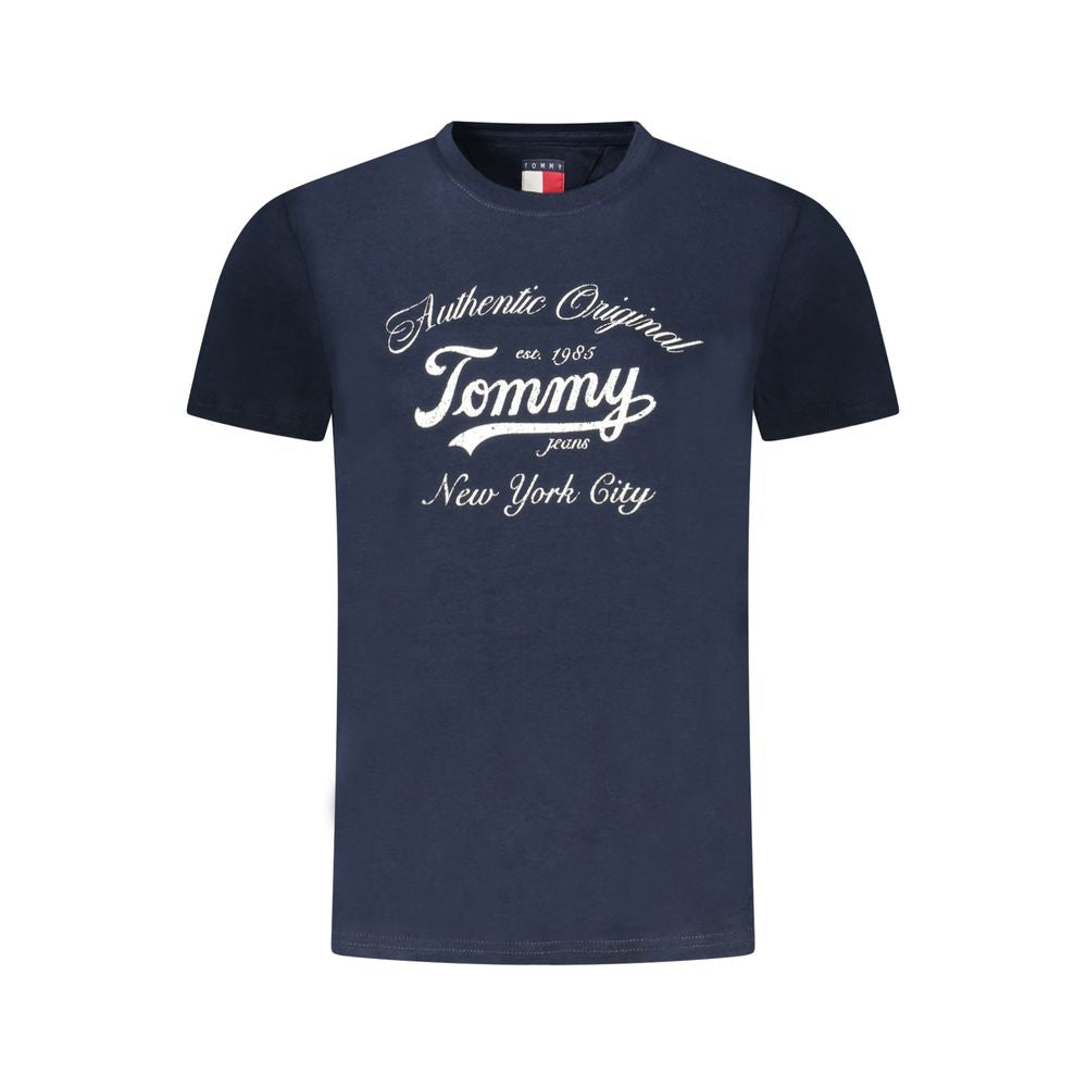 Tommy Hilfiger Blue Cotton Women T-Shirt Tommy Hilfiger