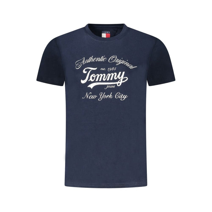 Tommy Hilfiger Blue Cotton Women T-Shirt Tommy Hilfiger