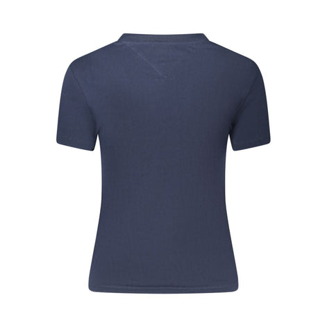 Tommy Hilfiger Blue Cotton Women T-Shirt Tommy Hilfiger