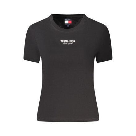 Tommy Hilfiger Black Cotton Women T-Shirt Tommy Hilfiger