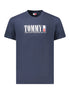 Tommy Hilfiger Blue Cotton Men's T-Shirt Tommy Hilfiger