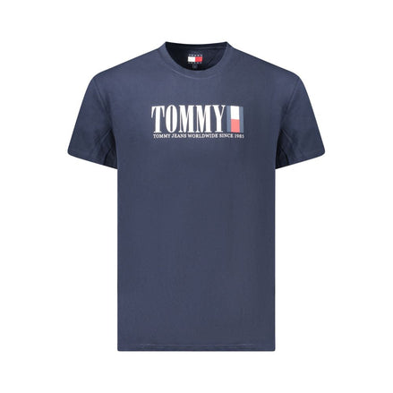 Tommy Hilfiger Blue Cotton Men's T-Shirt Tommy Hilfiger