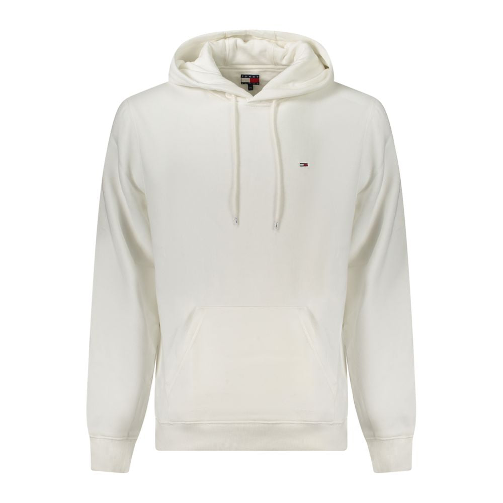 Tommy Hilfiger Bianco Cotton Men's Hoodie Sweatshirt Tommy Hilfiger
