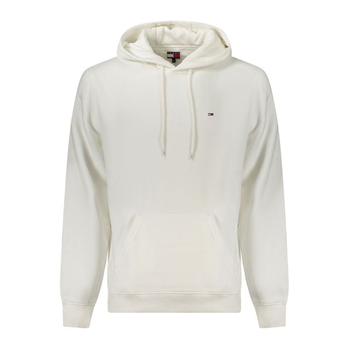 Tommy Hilfiger Bianco Cotton Men's Hoodie Sweatshirt Tommy Hilfiger