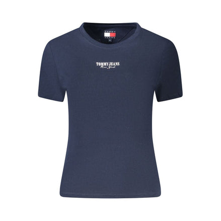 Tommy Hilfiger Blue Cotton Women T-Shirt Tommy Hilfiger