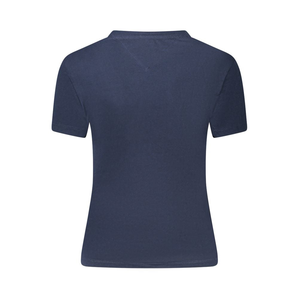 Tommy Hilfiger Blue Cotton Women T-Shirt Tommy Hilfiger