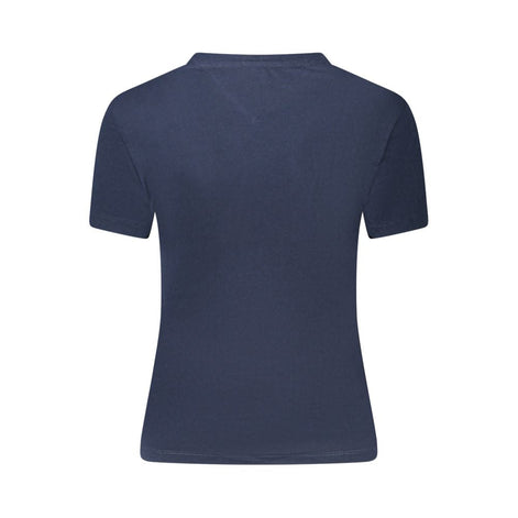 Tommy Hilfiger Blue Cotton Women T-Shirt Tommy Hilfiger