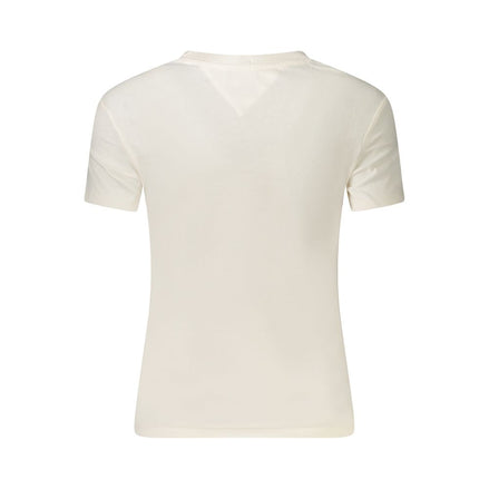 Tommy Hilfiger White Cotton Women T-Shirt Tommy Hilfiger
