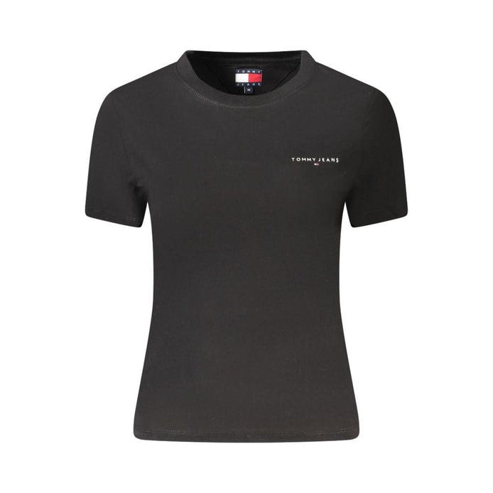 Tommy Hilfiger Black Cotton Women T-Shirt Tommy Hilfiger