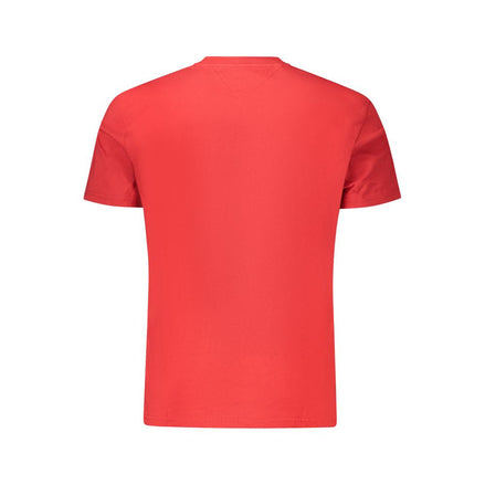 Tommy Hilfiger Red Cotton Men T-Shirt Tommy Hilfiger