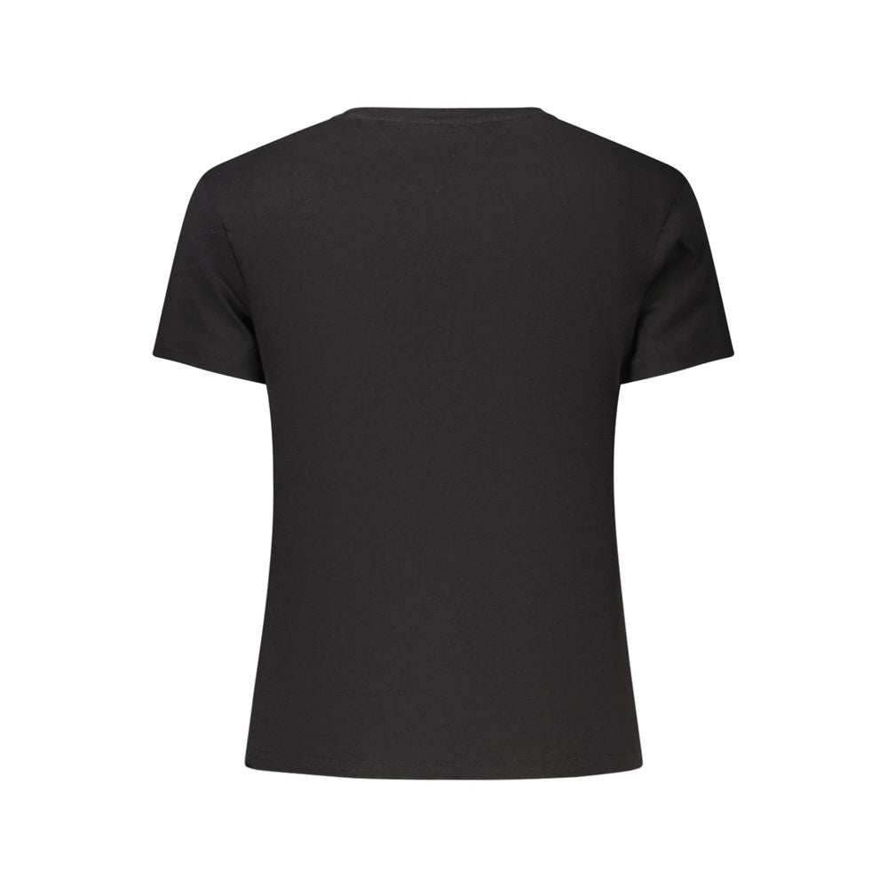 Tommy Hilfiger Black Cotton Women T-Shirt Tommy Hilfiger