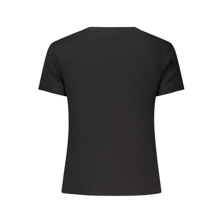 Tommy Hilfiger Black Cotton Women T-Shirt Tommy Hilfiger