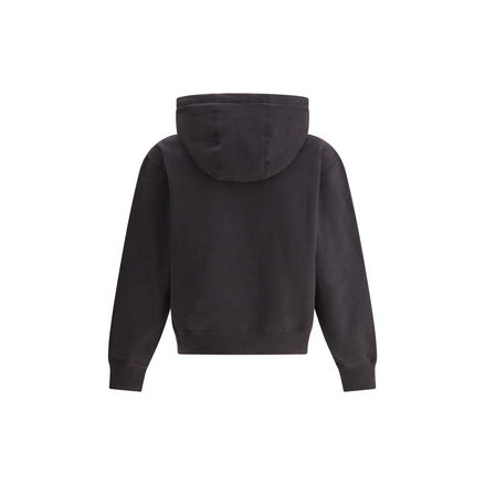 Saint Laurent Black Cotton Sweatshirt Saint Laurent