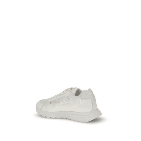 Prada White Rubber Athletic Sneakers Prada