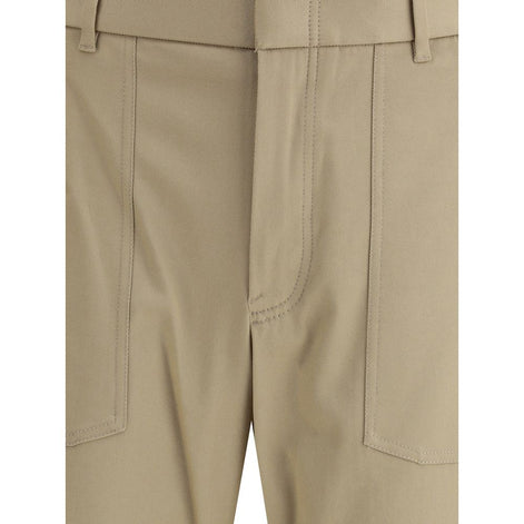 Brioni Beige Cotton Cargo Pants Brioni