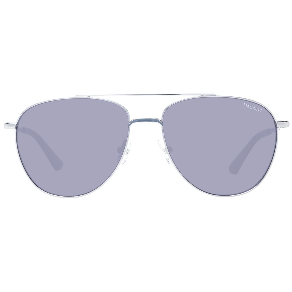 Hackett Gray Stainless Steel Sunglasses Hackett