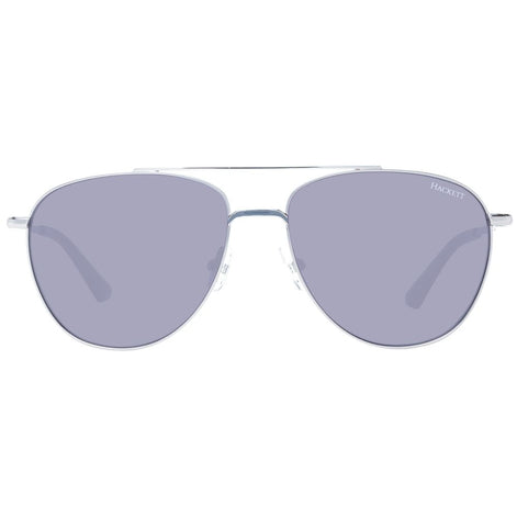 Hackett Gray Stainless Steel Sunglasses Hackett