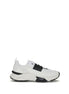 Valentino Garavani White Calf Leather Bos Taurus Athletic Sneakers Valentino Garavani