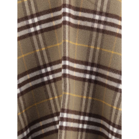 Burberry Brown Wool Coat Burberry