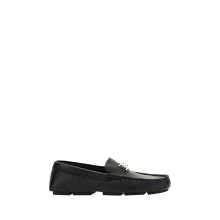 Dolce & Gabbana Black Rubber Slip-On Loafers Dolce & Gabbana